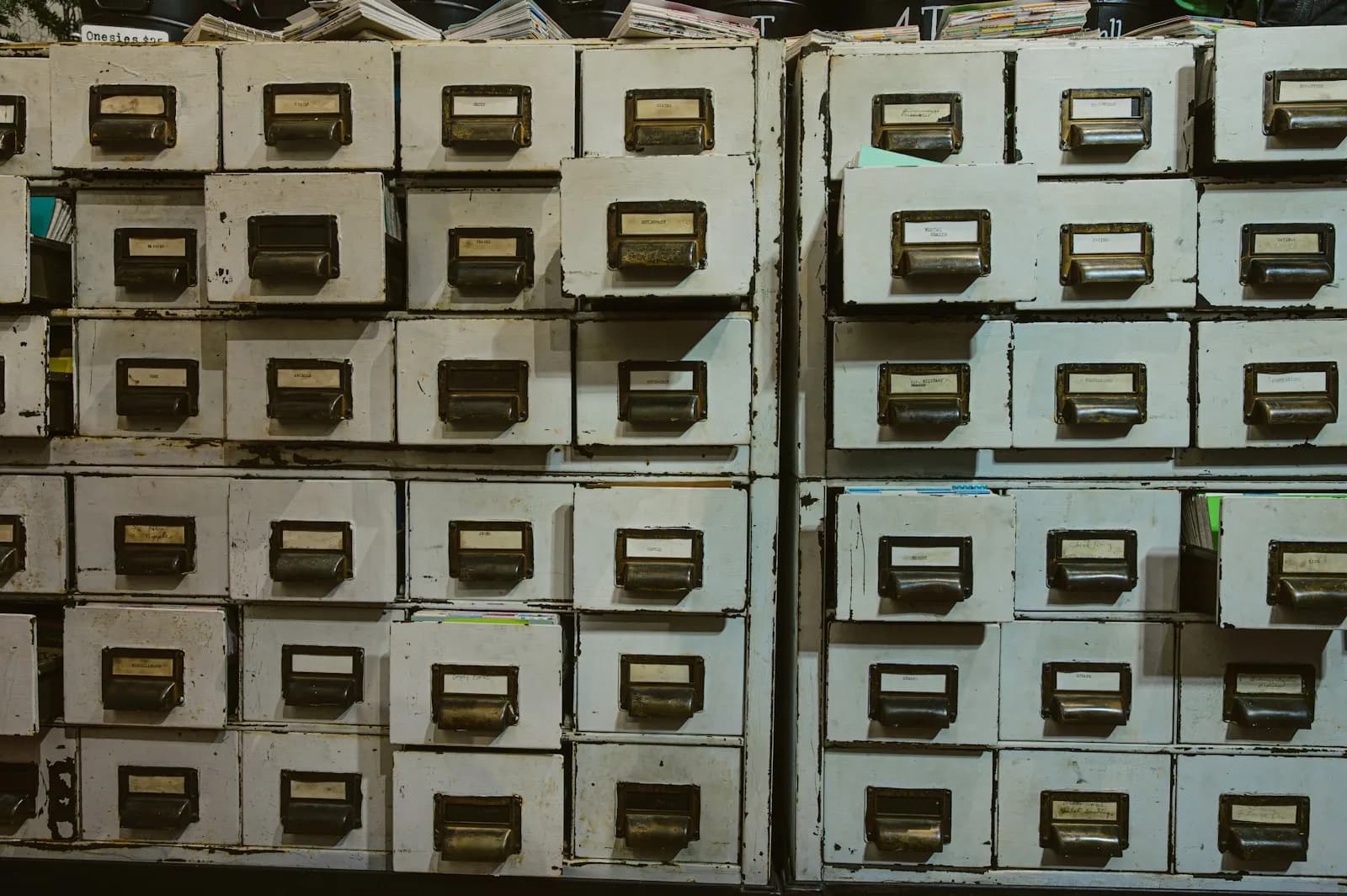 An adult child organising printed medical records and a Subject Access Request letter at a kitchen table — the family work that sits behind every successful CHC case.